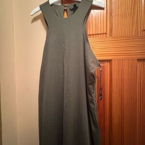 Banana Republic Olive Backless Dress